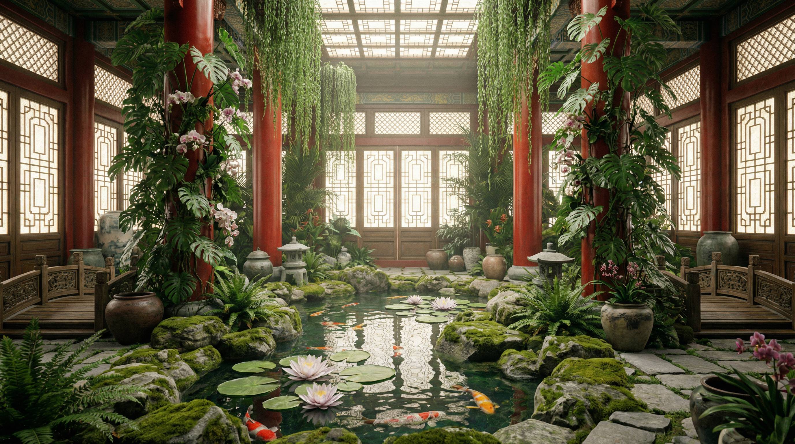 小马拉大车植物视频 - 室内植物园视频